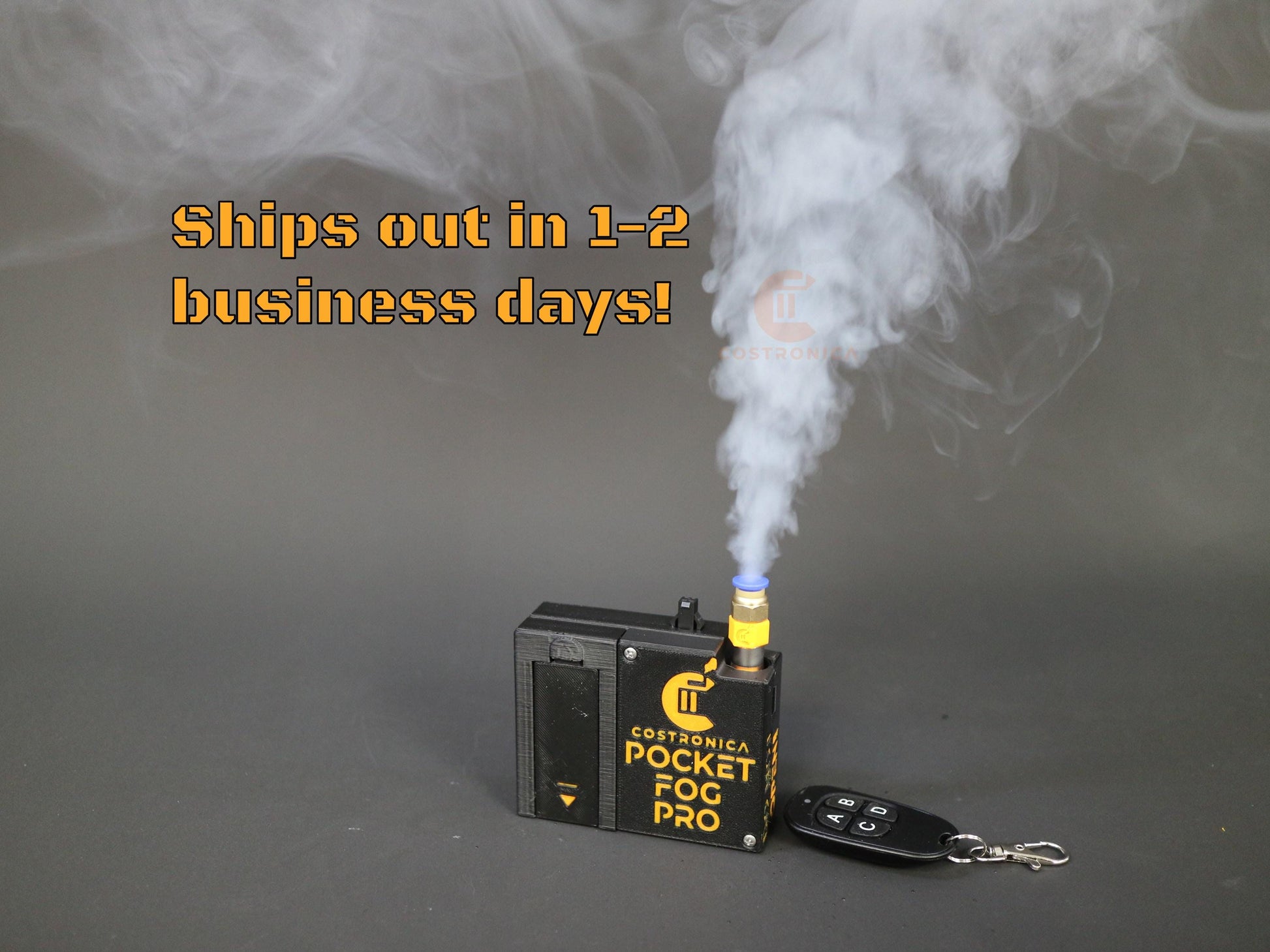Mini Smoke Machine RC V3 - Ultimate Remote Control Fog Effect for Cosplay, Tabletop Gaming, and Photography Props