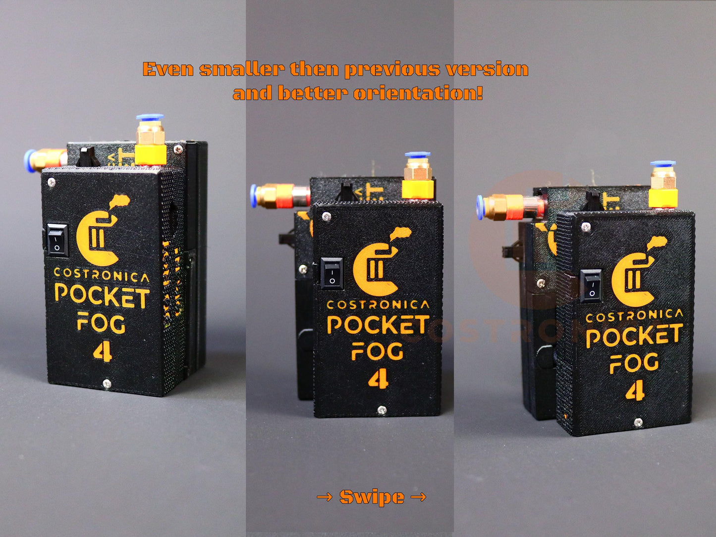 Mini Smoke Machine V4 - Ultimate Handheld Fog Effect for Cosplay, Gaming, Photography & Costume Props