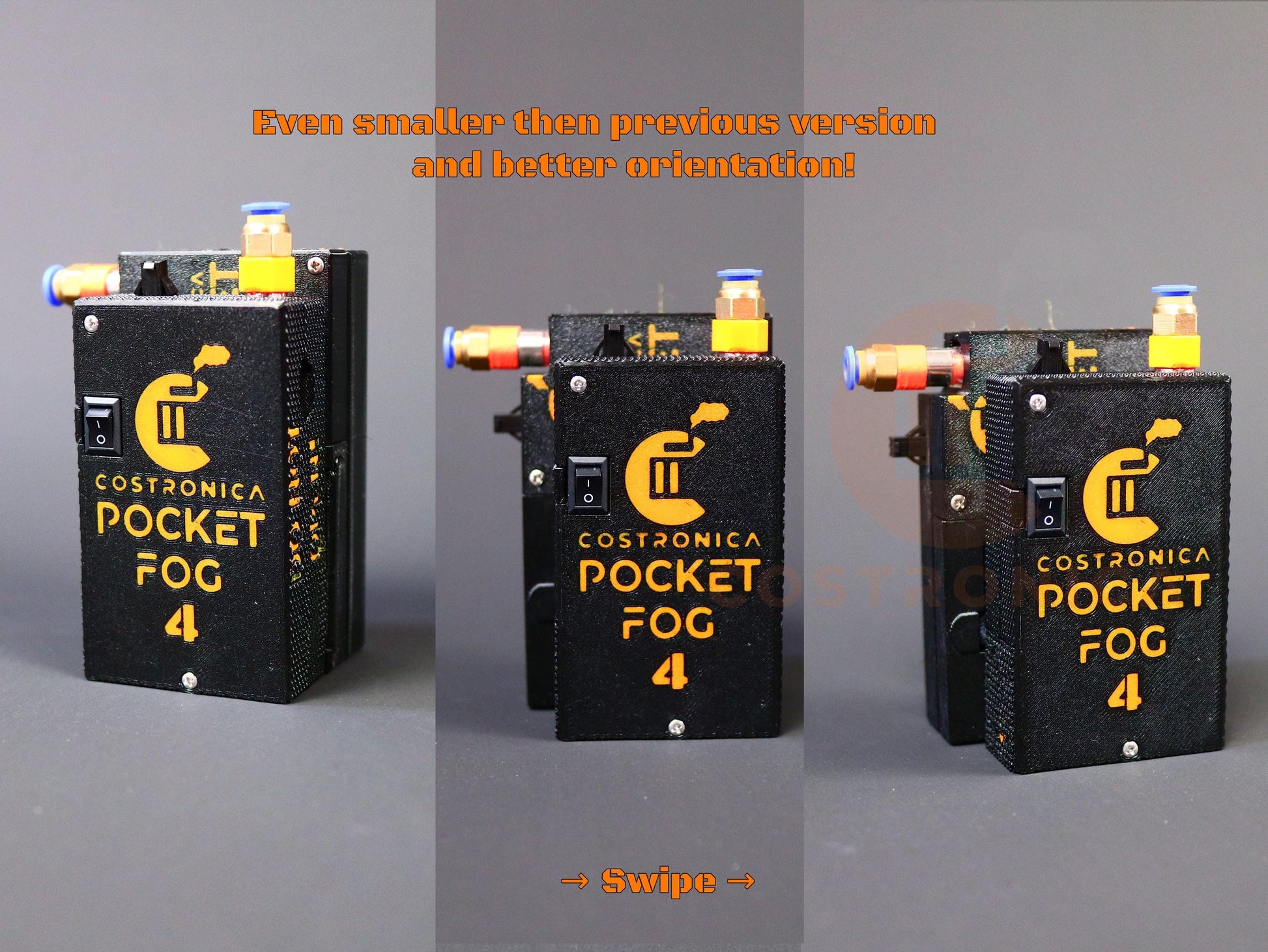 Mini Smoke Machine V4 - Ultimate Handheld Fog Effect for Cosplay, Gaming, Photography & Costume Props