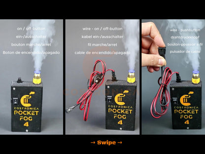 Mini Smoke Machine V4 - Ultimate Handheld Fog Effect for Cosplay, Gaming, Photography & Costume Props